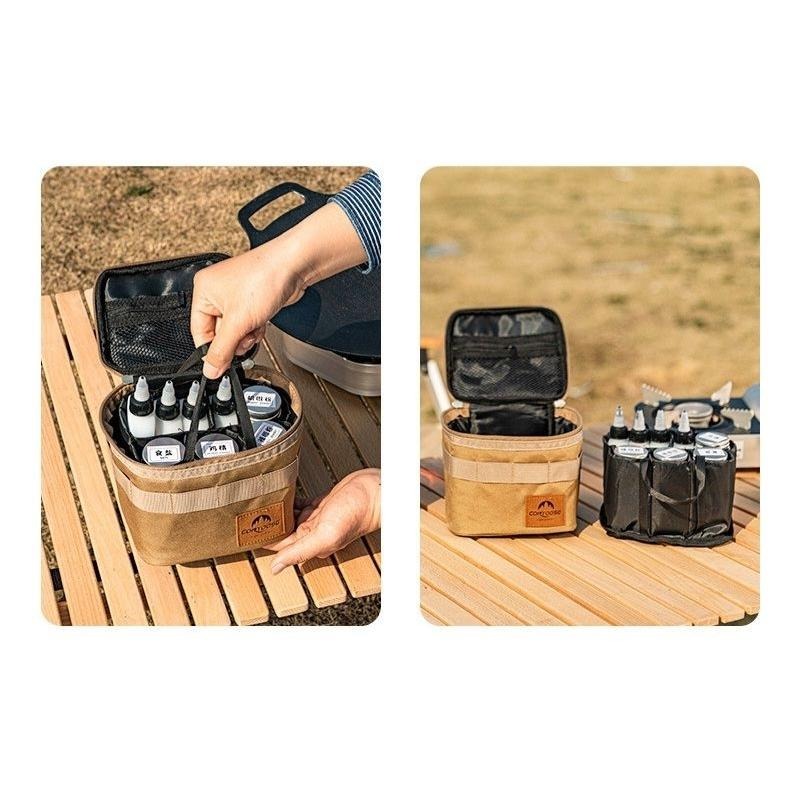 《現貨》露營 調味料組合 醬料罐 液體罐 炊事 煮飯 外出 收納-細節圖3