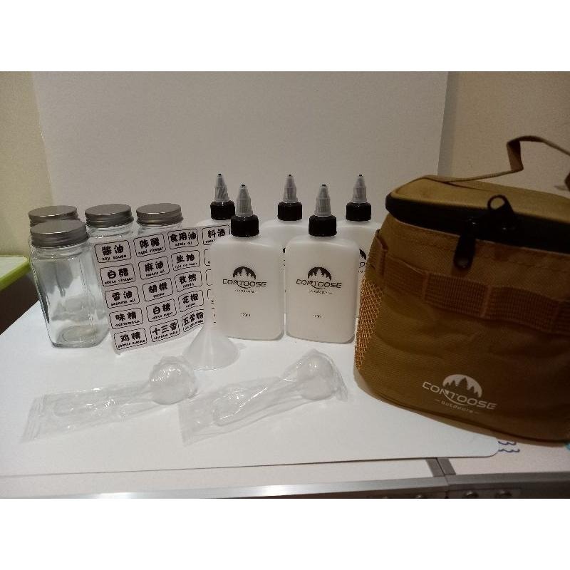 《現貨》露營 調味料組合 醬料罐 液體罐 炊事 煮飯 外出 收納-細節圖7