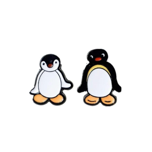 《現貨》pingu pinga 企鵝家族 耳針 耳環 耳釘