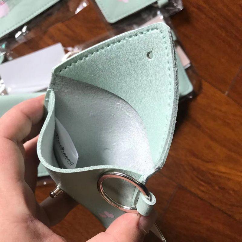 《現貨》pusheen 胖吉貓 灰貓 臉書貓 卡套 鑰匙套 收納套 pu皮革 零錢袋-細節圖4