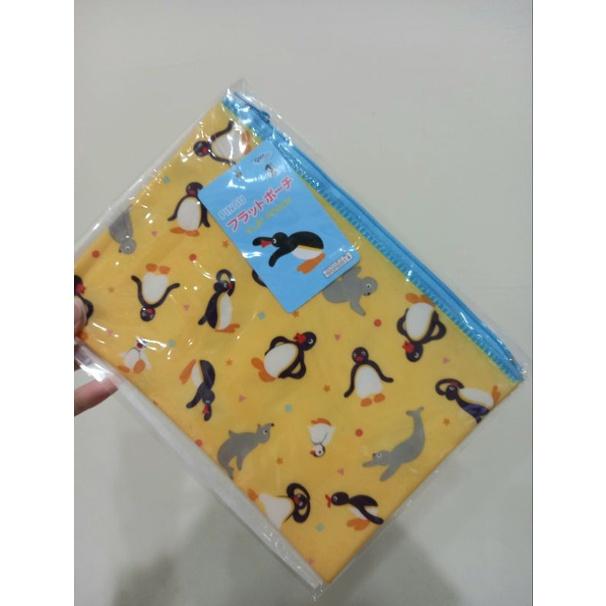 《現貨》日本 pingu 企鵝家族 拉鍊包 pu 收納包-細節圖2