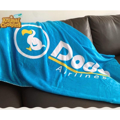 動物森友會 動森 度度 DODO航空 DLC 法蘭絨 毛毯 毯子 空調毯 午睡
