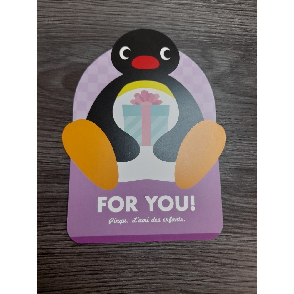 《現貨》日本 企鵝家族pingu 名信片 卡片-細節圖2