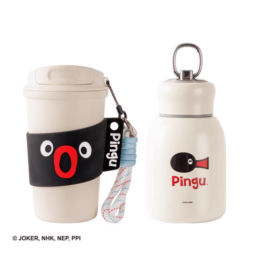 《現貨》企鵝家族 pingu 保溫瓶 保溫咖啡杯 400ml 300ml