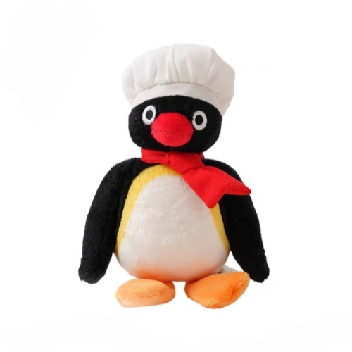 《現貨》企鵝家族 pingu 廚師 娃娃 絨毛吊飾 鑰匙圈