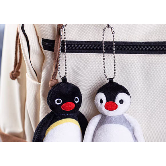 〈預購〉企鵝家族 pingu 扁扁造型 吊飾 娃娃組-細節圖4