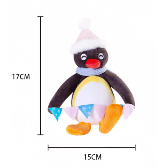 〈部分現貨〉企鵝家族 pingu pinga 冬季系列 冬天 雪人娃娃吊飾-細節圖6