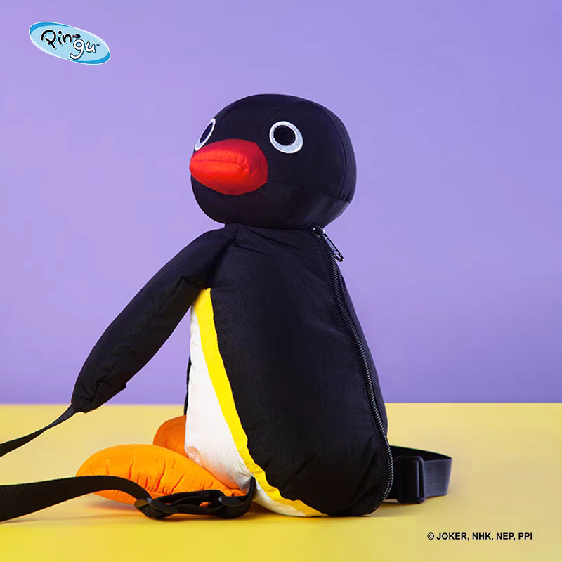 〈現貨〉企鵝家族 pingu 造型 後背包-細節圖3
