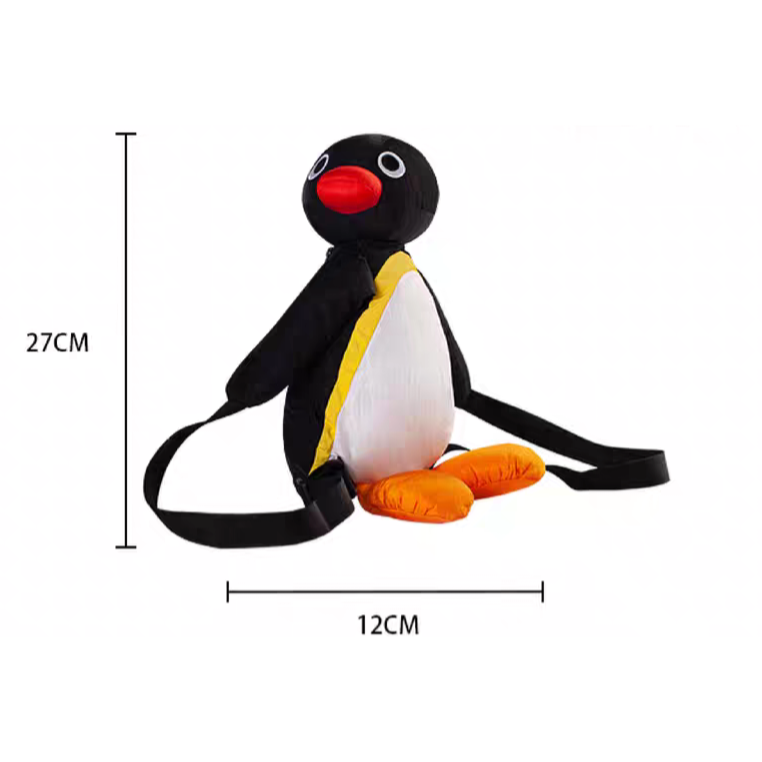 〈現貨〉企鵝家族 pingu 造型 後背包-細節圖5