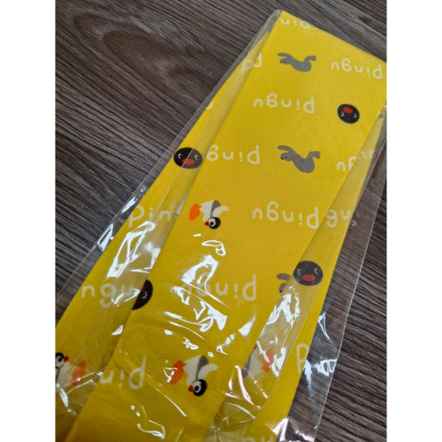 〈現貨〉日本 企鵝家族 pingu pinga 黃色領帶