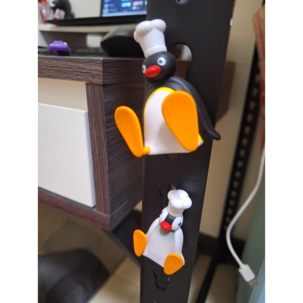 《部分現貨》企鵝家族 pingu pinga 廚師 造型磁鐵 立體磁鐵 冰箱貼-細節圖4