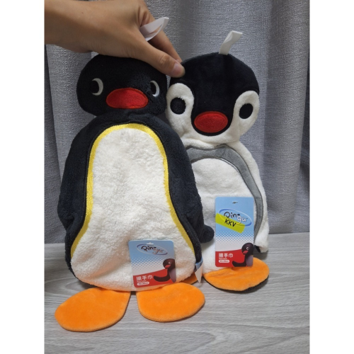 〈現貨〉企鵝家族 pingu 造型 擦手巾 毛巾