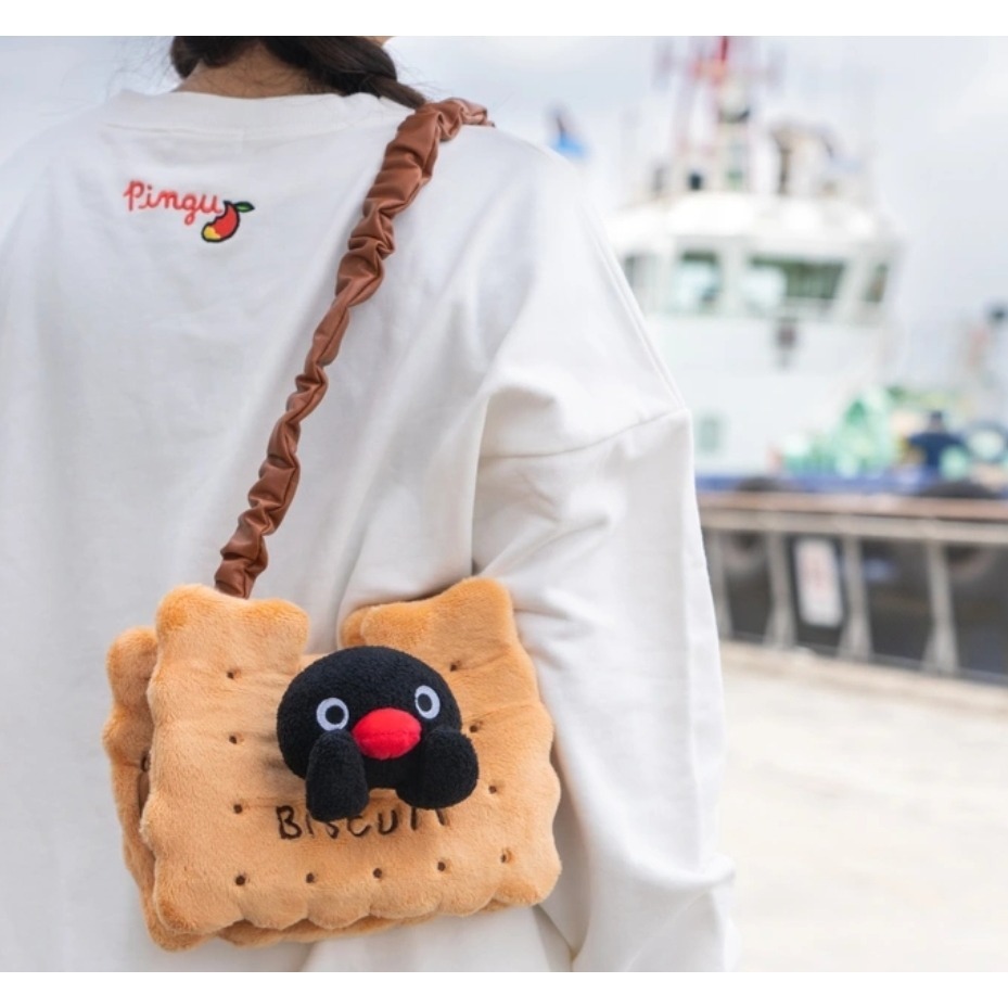 《預購》goodsmile 企鵝家族 pingu 餅乾造型包 肩背包-細節圖5