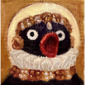 〈部分現貨〉企鵝家族 pingu  藝術 無框畫 油畫-規格圖5