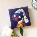 〈部分現貨〉企鵝家族 pingu  藝術 無框畫 油畫-規格圖5