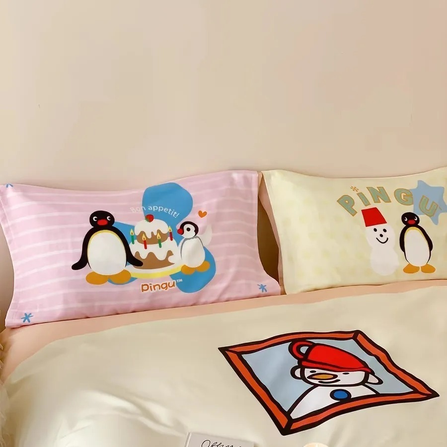 〈預購〉企鵝家族 pingu pinga 枕巾 毛巾 浴巾-細節圖2