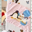 〈預購〉企鵝家族 pingu pinga 枕巾 毛巾 浴巾-粉色