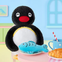 《預購》企鵝家族 pingu pinga 摸魚 抱魚娃娃 30cm-規格圖11