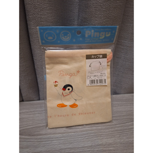 〈現貨〉日本 企鵝家族 pingu pinga 束口袋 帆布袋 收納