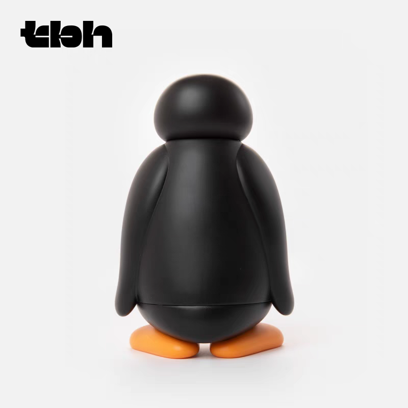 〈現貨〉企鵝家族 pingu 保溫瓶 280ml 擺飾 保溫瓶套 斜背-細節圖2