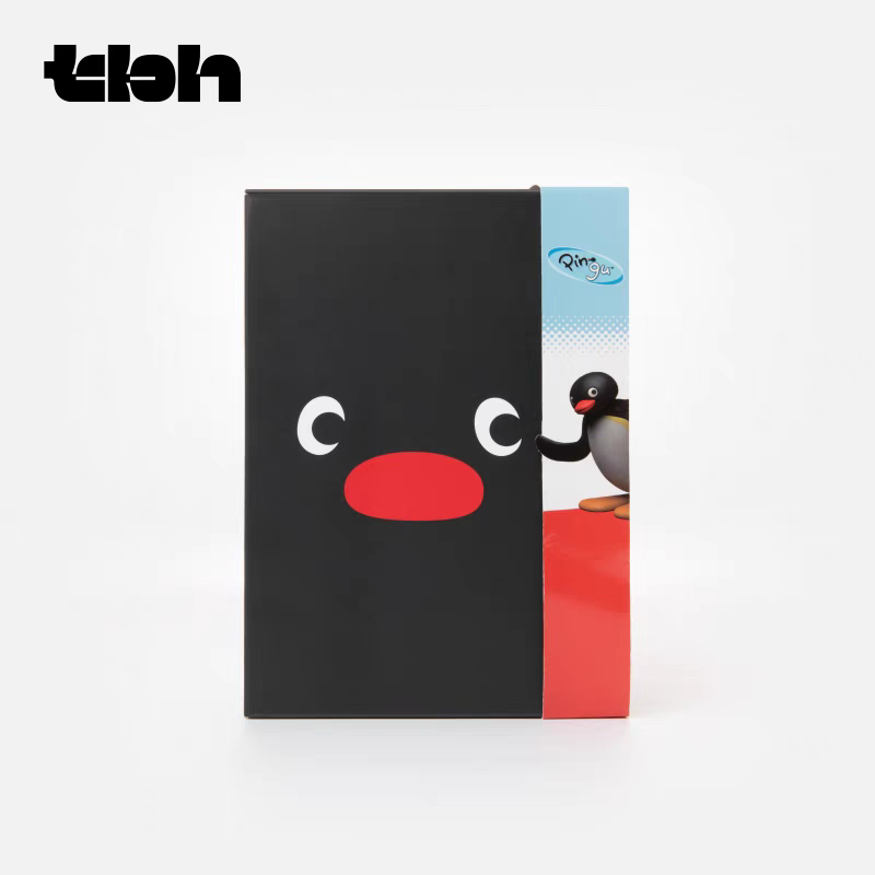 〈現貨〉企鵝家族 pingu 保溫瓶 280ml 擺飾 保溫瓶套 斜背-細節圖4