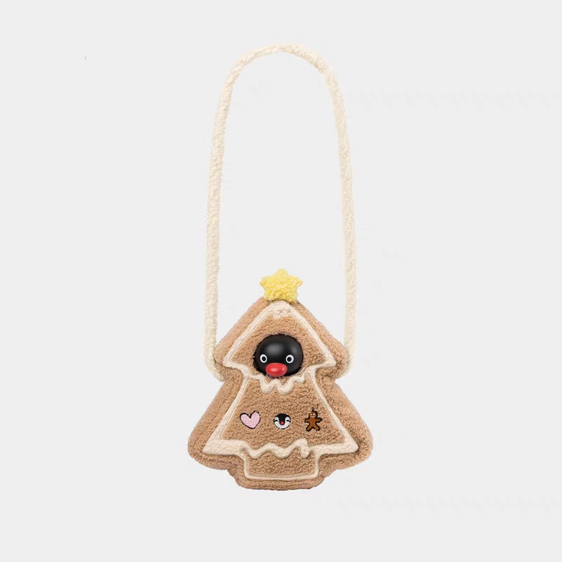 〈預購〉企鵝家族 pingu 保溫瓶 280ml 擺飾 保溫瓶套 斜背-細節圖6