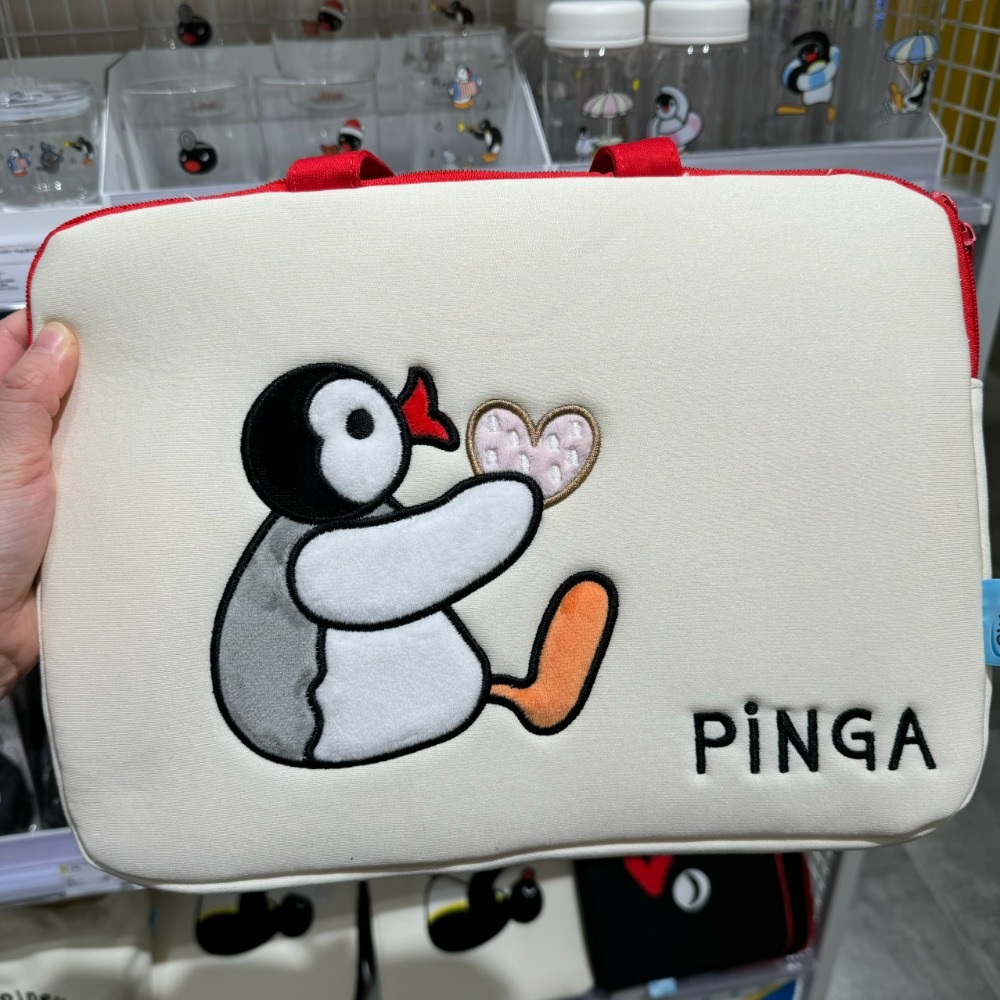〈預購〉企鵝家族 pingu pinga 電腦包 手提包 筆電包-細節圖2