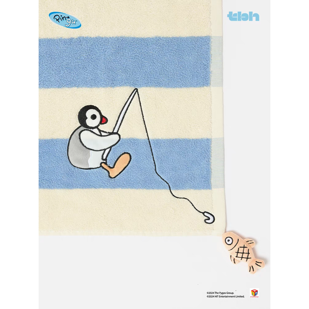 〈預購〉野獸派 企鵝家族 pingu pinga 毛巾 毯子 毛毯 沙發毯 客廳毯-細節圖3