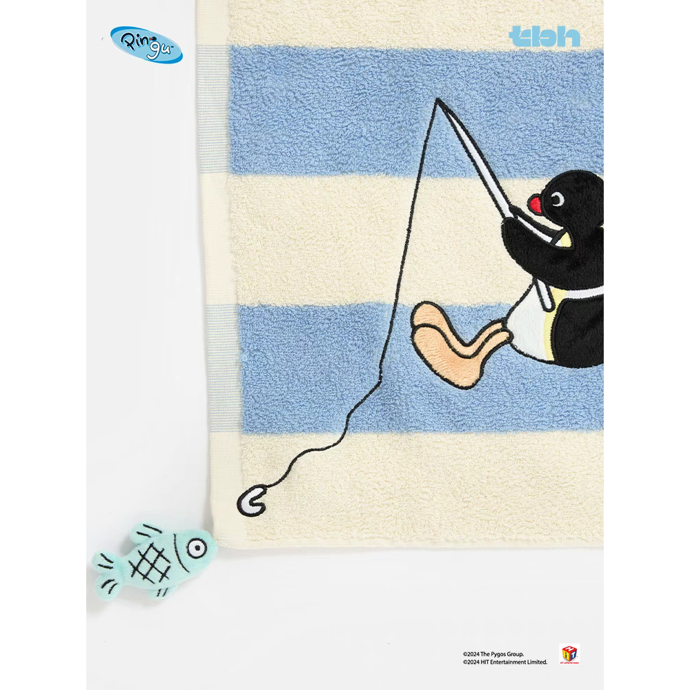 〈預購〉野獸派 企鵝家族 pingu pinga 毛巾 毯子 毛毯 沙發毯 客廳毯-細節圖4