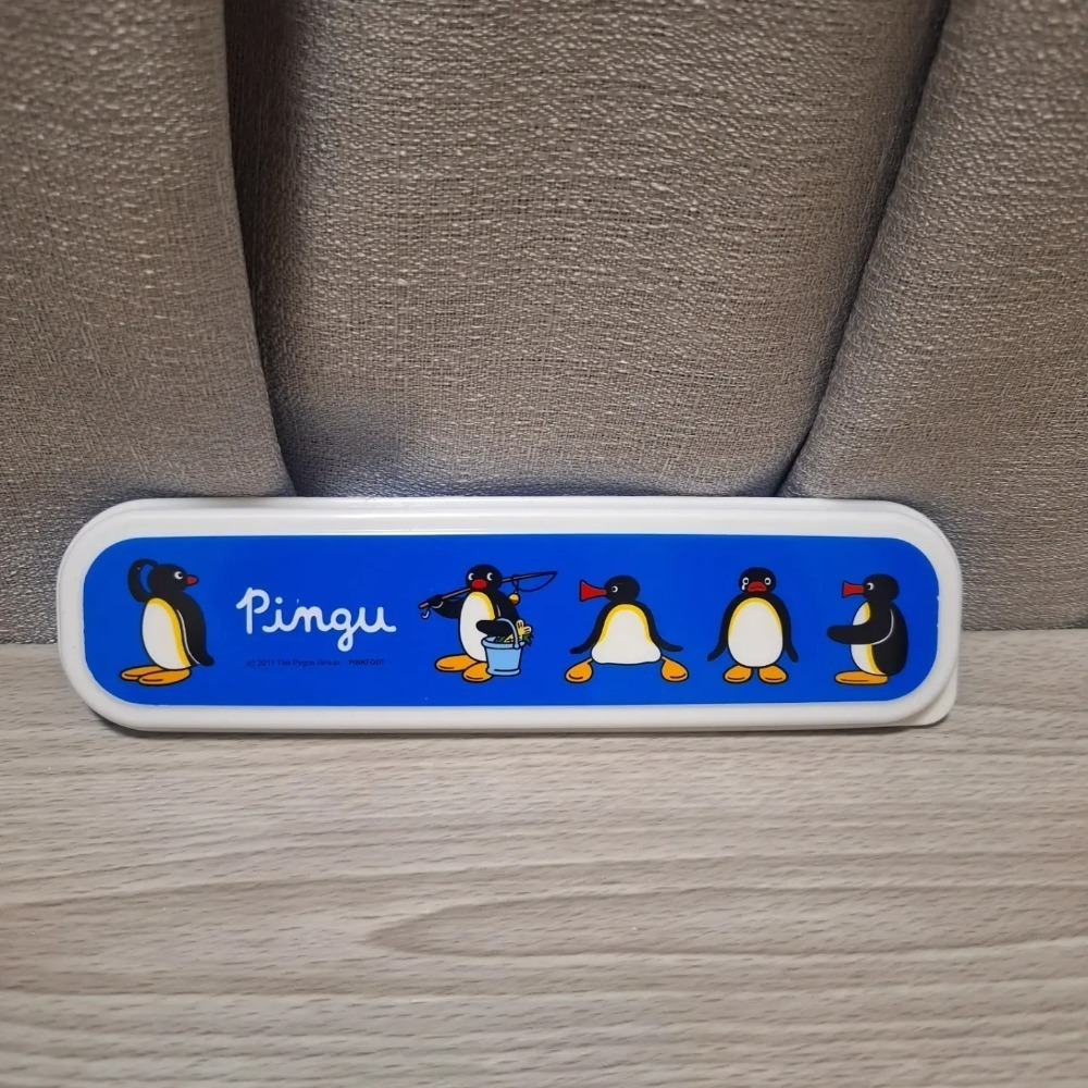 〈現貨〉韓國 企鵝家族 pingu pinga 餐具盒 收納盒 20cm-細節圖2