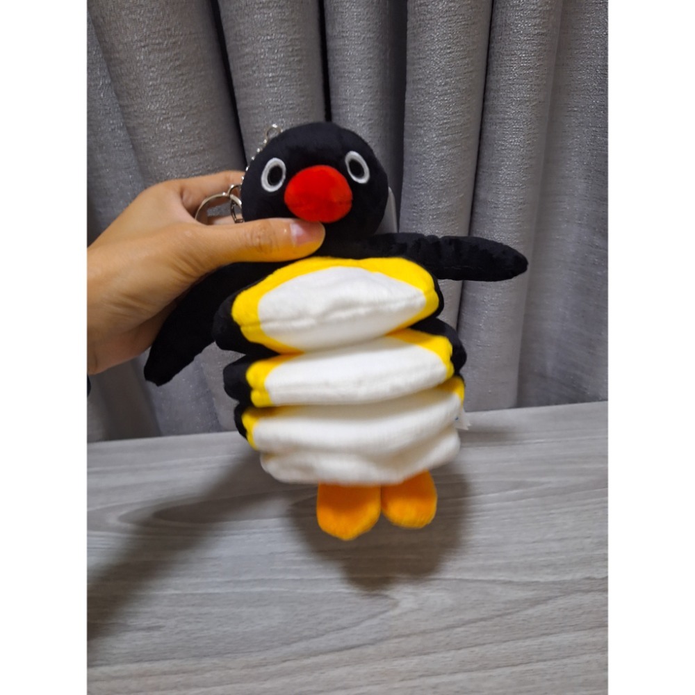 〈現貨〉企鵝家族 pingu 彈簧造型 娃娃 吊飾-細節圖2