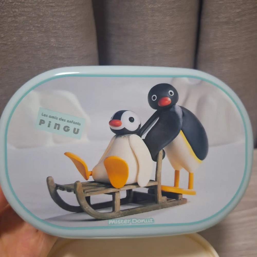 〈現貨〉日本 企鵝家族 pingu pinga 便當盒 飯盒 收納盒 餐具-細節圖5