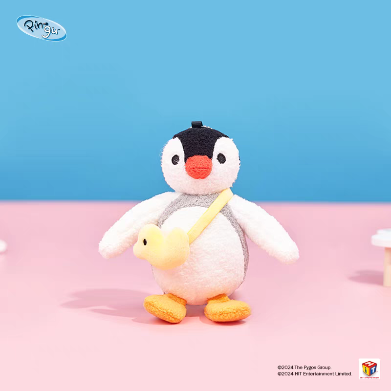 〈現貨〉企鵝家族 pingu pinga rubby 日常 吊飾 貝殼 小鴨 青蛙 鴨子 領帶 魚娃娃-細節圖3