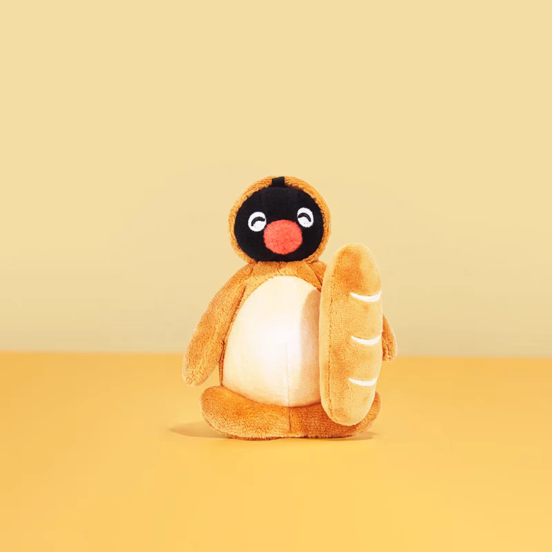 〈部分現貨〉企鵝家族 pingu 法國麵包 吐司 烘培 娃娃 吊飾-規格圖6