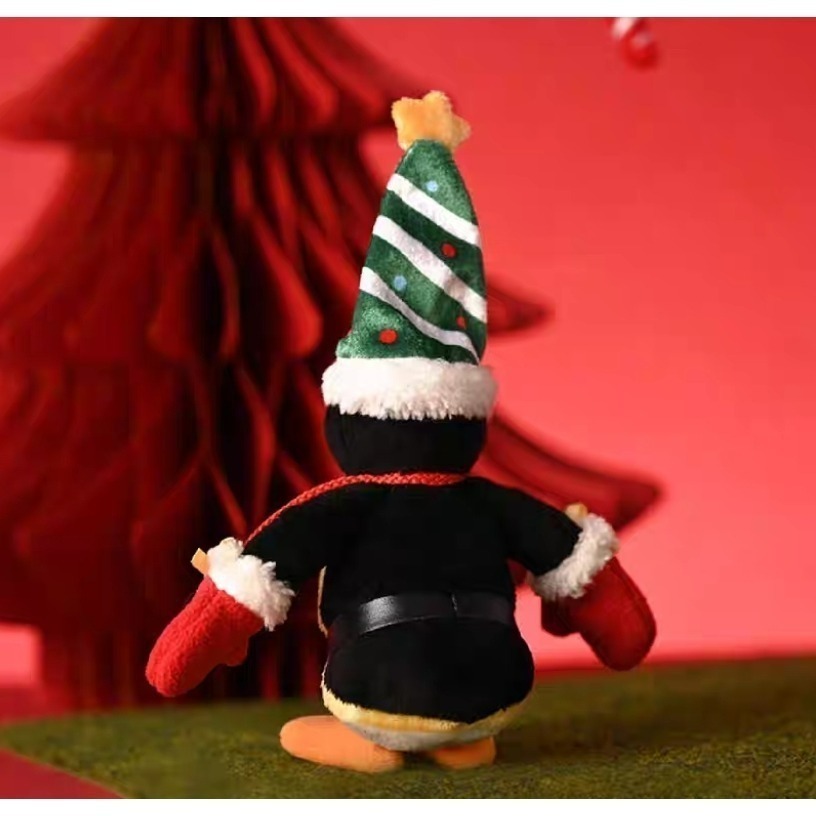 〈現貨〉企鵝家族 pingu 聖誕節 聖誕樹 裝飾 聖誕老人 娃娃 吊飾-細節圖5