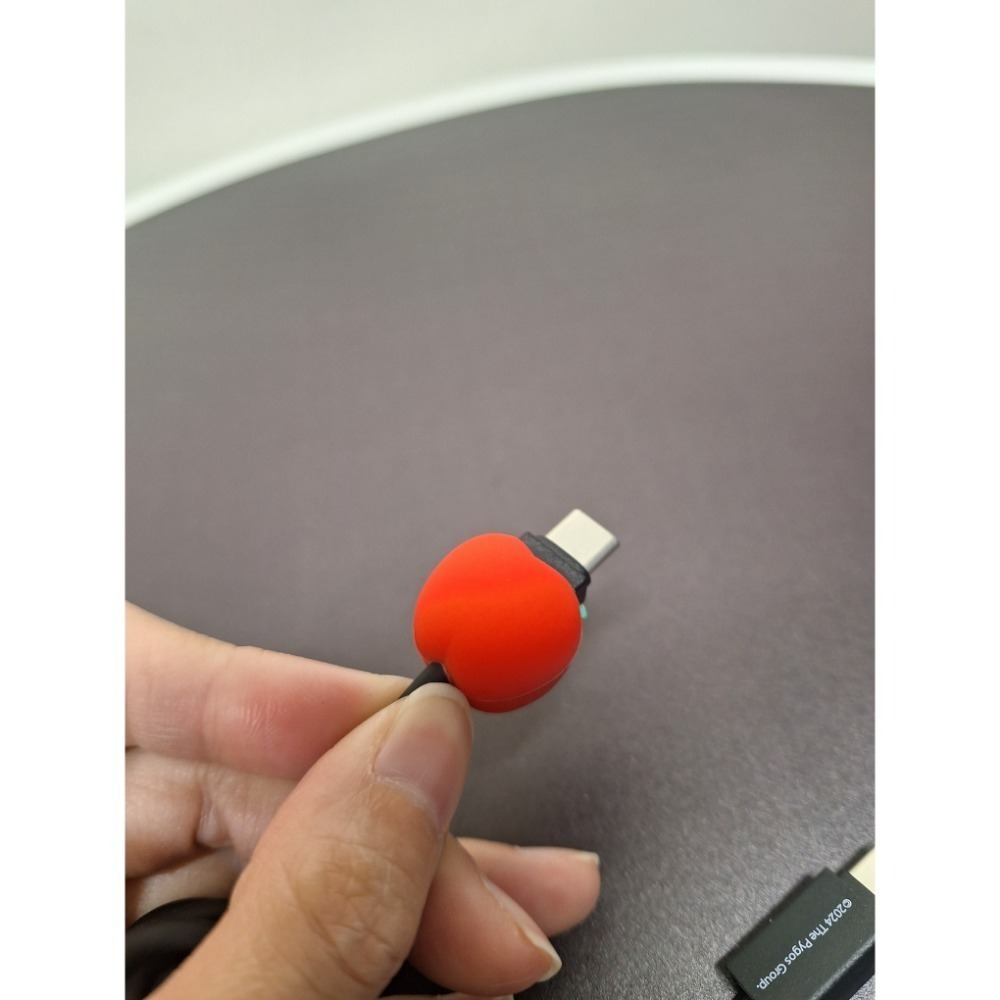 《預購》企鵝家族 pingu 蘋果造型 快充 雙頭 typec充電線 60w 1.2m-細節圖4