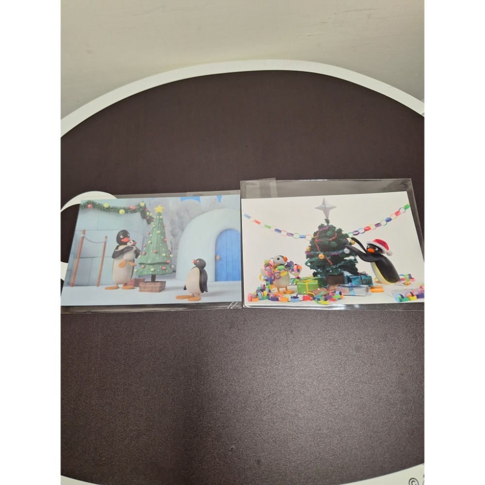 〈現貨〉韓國 企鵝家族 pingu pinga 聖誕節明信片 明信片 卡片