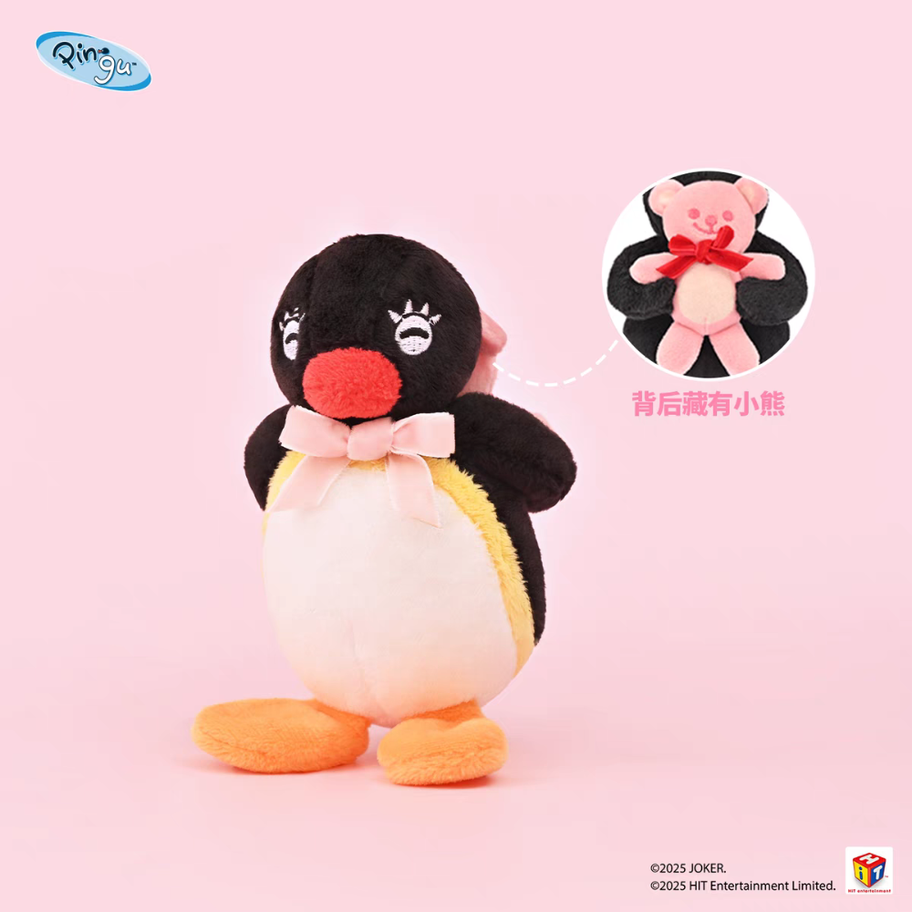 〈現貨〉企鵝家族 pingu pingi 情侶 磁吸 娃娃 吊飾 組合 情人節 520 送禮 禮物-細節圖3
