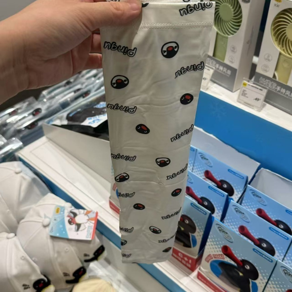 〈現貨〉企鵝家族 pingu pinga 冰涼袖套 袖套 遮陽 防曬 涼感-細節圖5