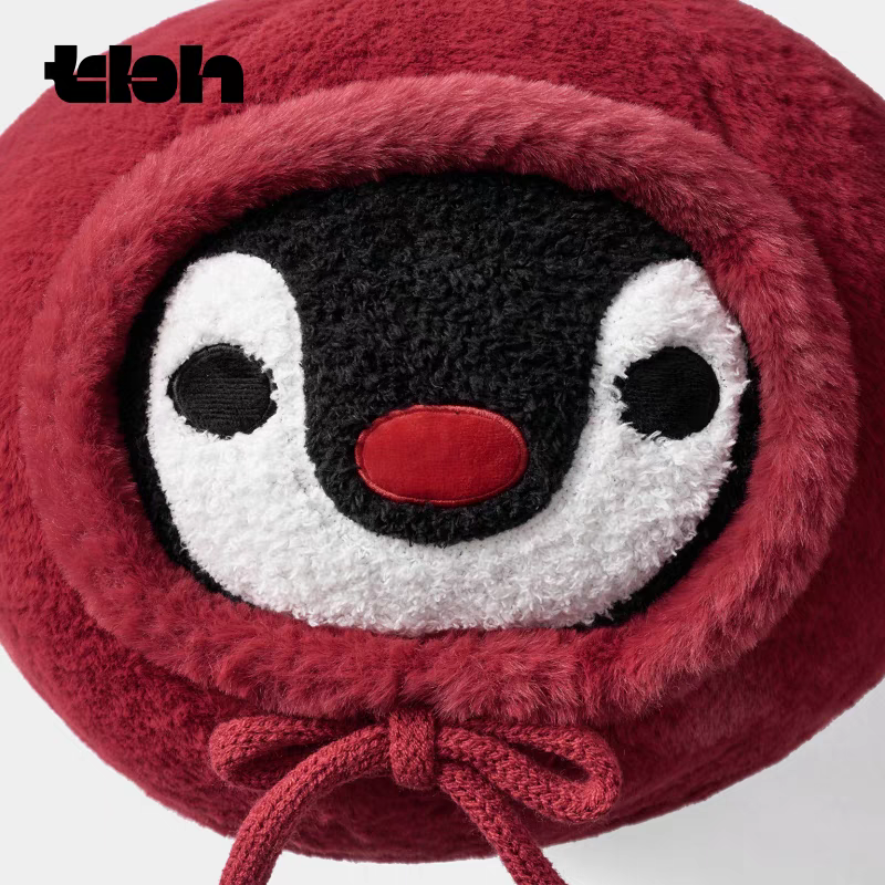 〈預購〉企鵝家族 pingu pinga 櫻桃 抱枕 靠枕 大抱枕-細節圖3