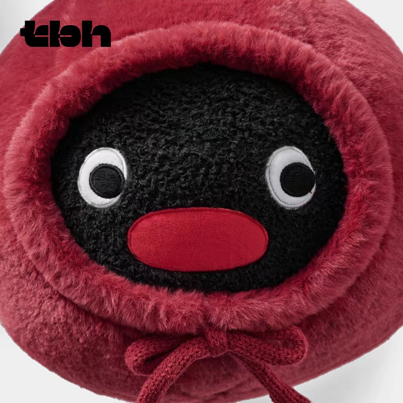 〈預購〉企鵝家族 pingu pinga 櫻桃 抱枕 靠枕 大抱枕-細節圖4