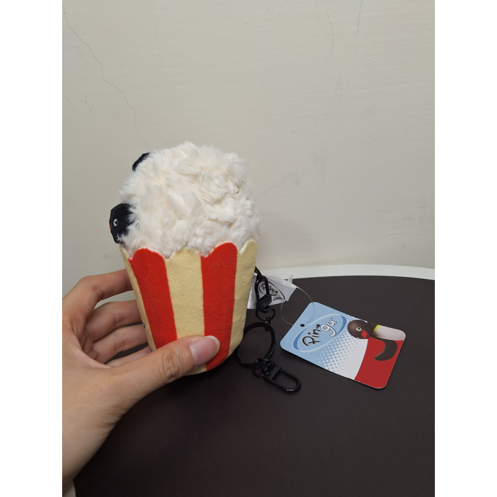 〈現貨〉企鵝家族 pingu pinga rubby 快閃店限定 爆米花 娃娃 鑰匙圈 吊飾-細節圖2
