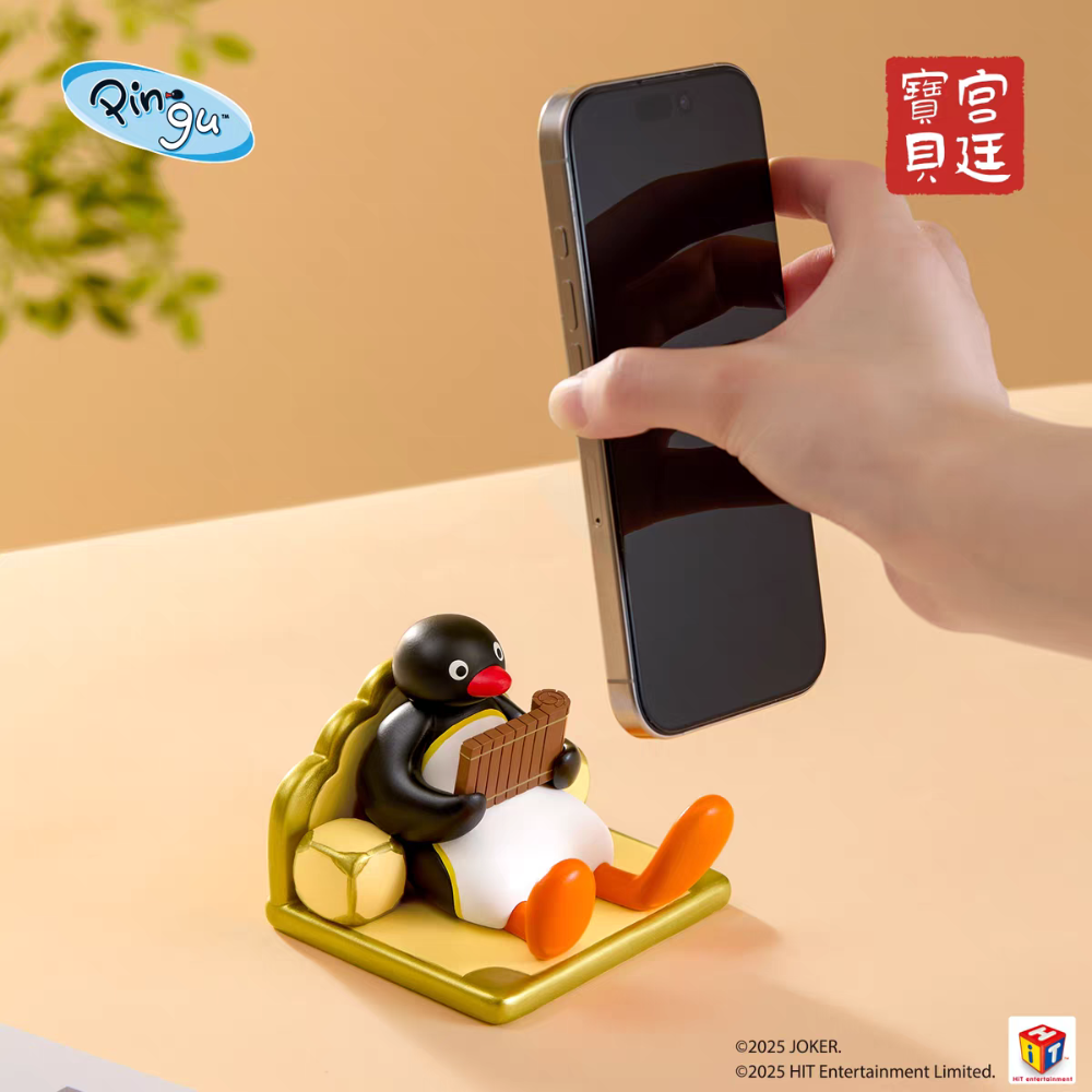 〈預購〉企鵝家族 pingu 狀元 手機架 手機支架 造型支架-細節圖3