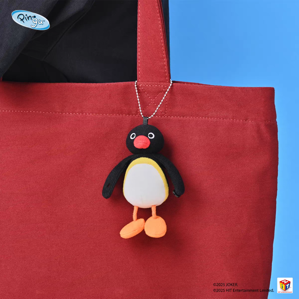 〈預購〉企鵝家族 pingu pinga rubby 小腳 娃娃 吊飾 鑰匙圈 3入組-細節圖3