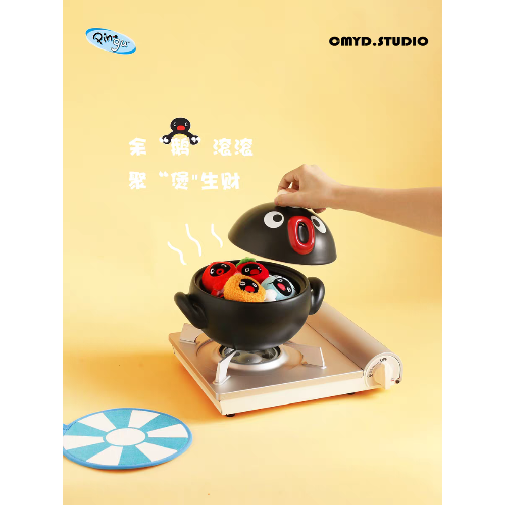 〈預購〉企鵝家族 pingu 砂鍋 燉鍋 鍋子 料理-細節圖2