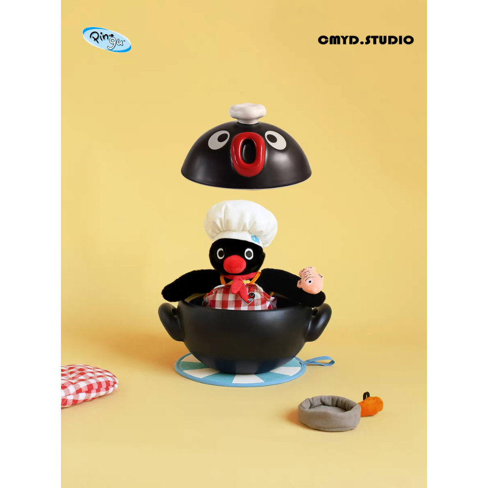 〈預購〉企鵝家族 pingu 砂鍋 燉鍋 鍋子 料理-細節圖4