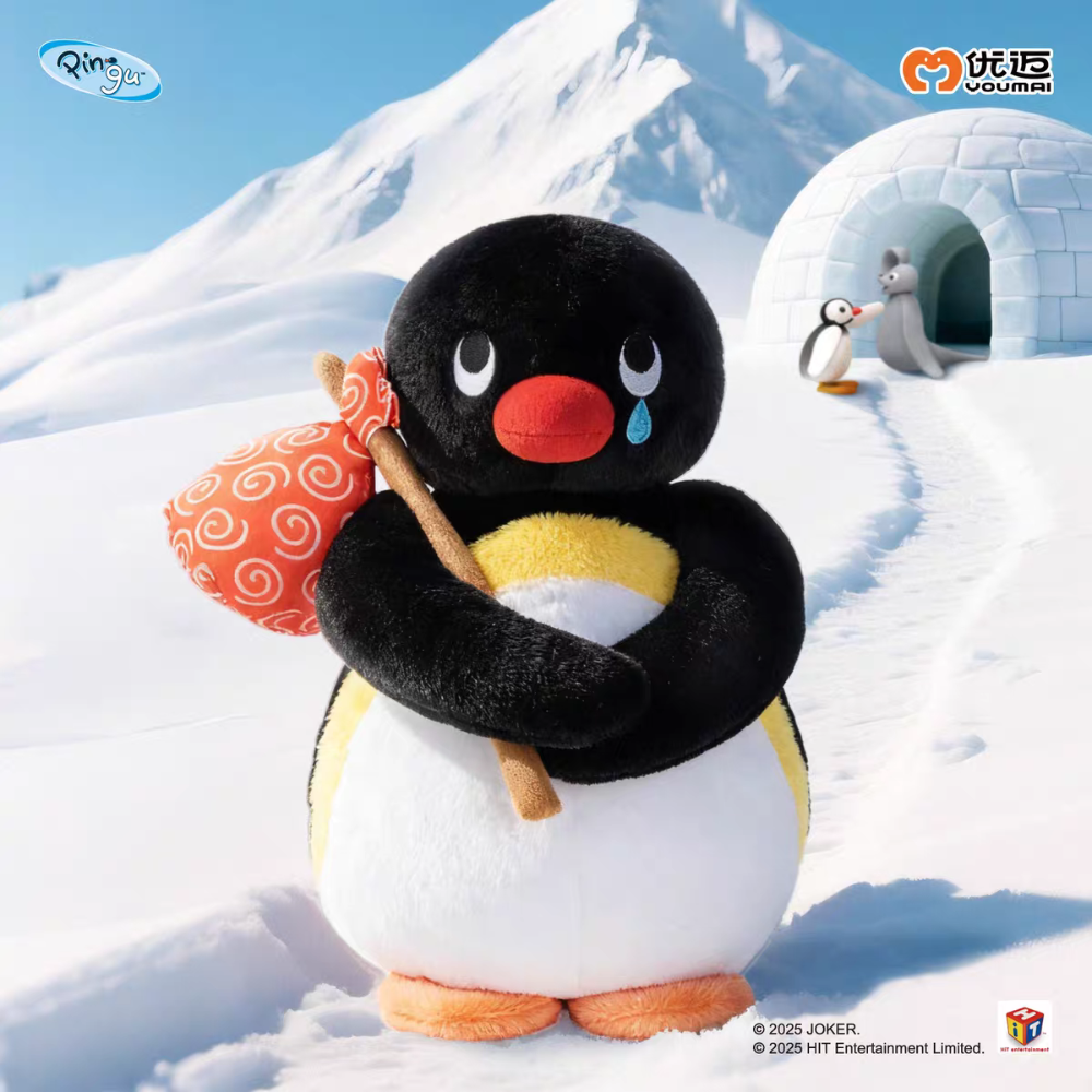〈部分現貨〉企鵝家族 pingu 露營 包袱 哭哭系列 娃娃 吊飾-細節圖2