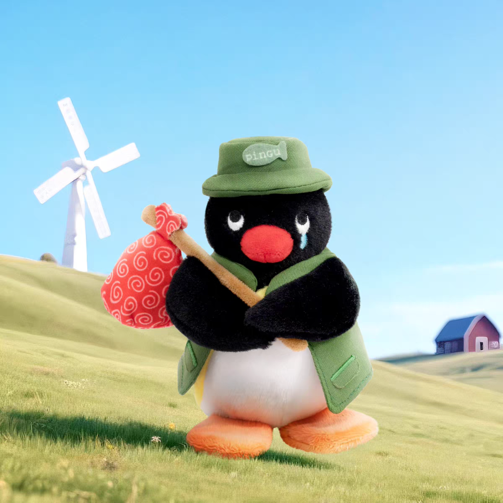 〈部分現貨〉企鵝家族 pingu 露營 包袱 哭哭系列 娃娃 吊飾-細節圖3