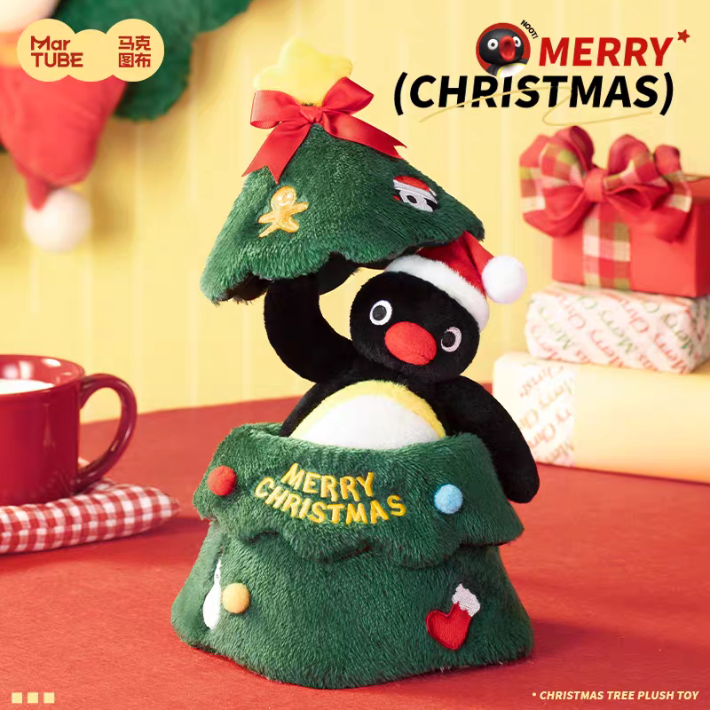 〈預購〉企鵝家族 pingu 聖誕節 聖誕快樂 禮物 聖誕樹盒 聖誕盒 娃娃-規格圖4