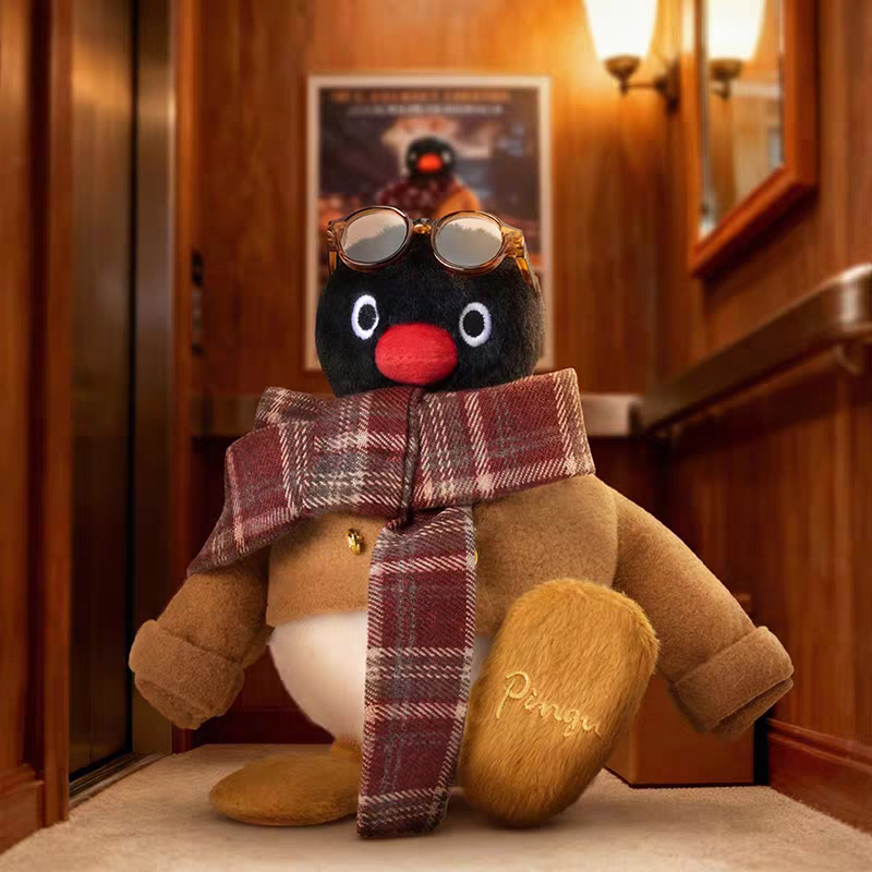 〈預購〉pingu pinga 企鵝家族 復古 穿搭系列 娃娃 吊飾盲盒-細節圖3